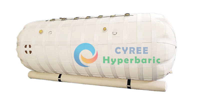 2.0 ATA Chambre à oxygène hyperbare couchée à coque souple pour la récupération