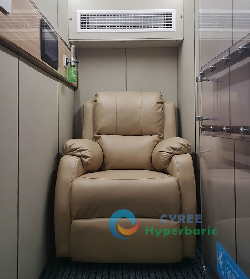 Chambre à oxygène hyperbare monoplace commerciale pour le bien-être