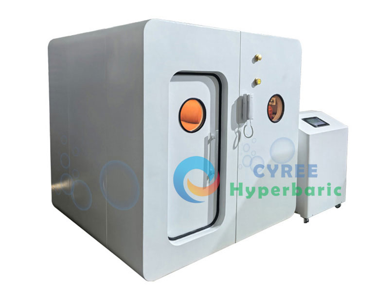 2.0 ATA Chambre à oxygène hyperbare à double siège pour utilisation en clinique