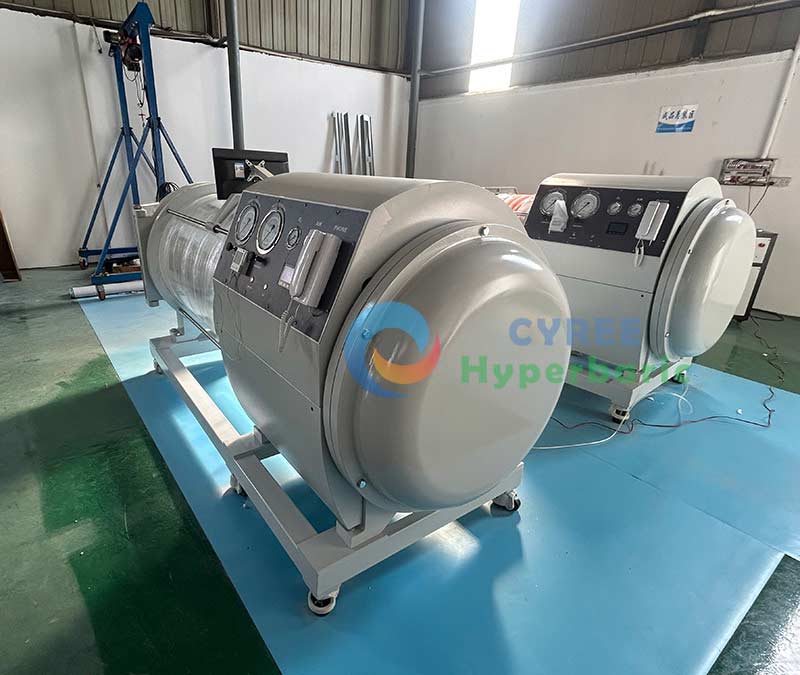 Chambre à oxygène hyperbare de type brancard 3.0 ATA pour hôpital