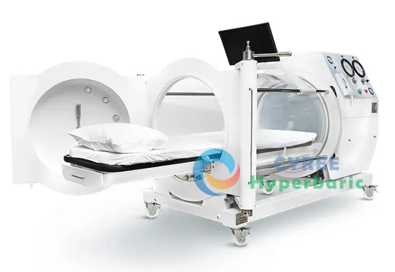 Chambre à oxygène hyperbare de type brancard 3.0 ATA pour hôpital