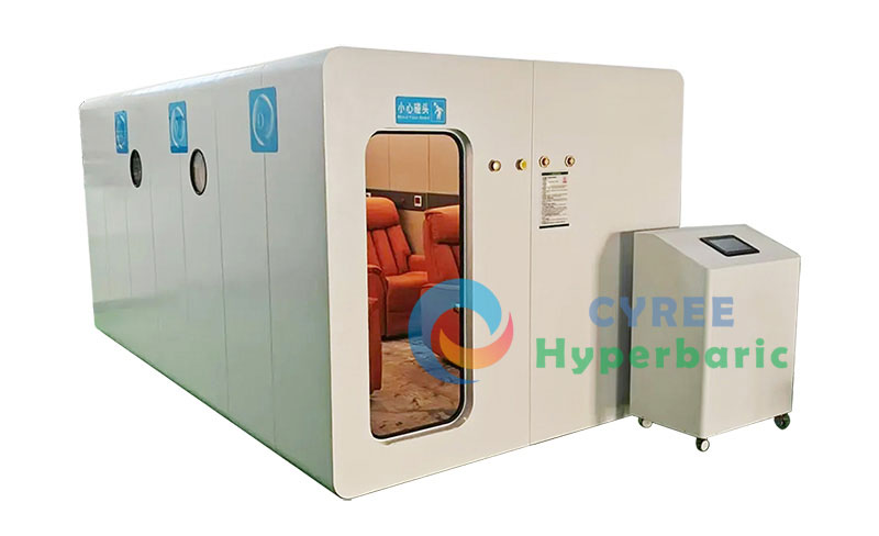 Chambre à oxygène hyperbare personnalisée pour 8 à 10 personnes