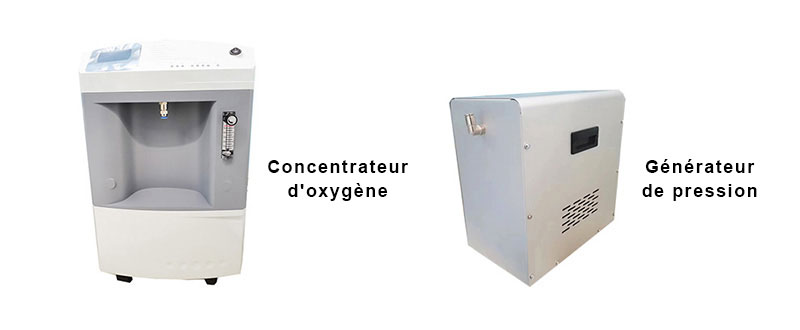 concentrateur d'oxygène et générateur de pression