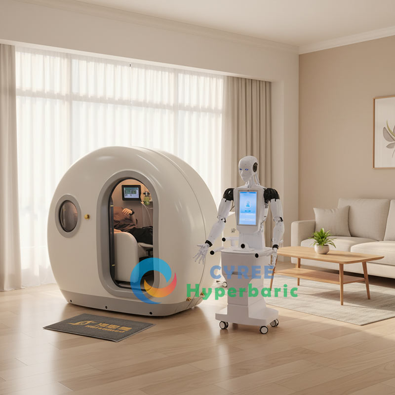 Chambre à oxygène hyperbare ATA 2.0 en position assise – Promotion 2026
